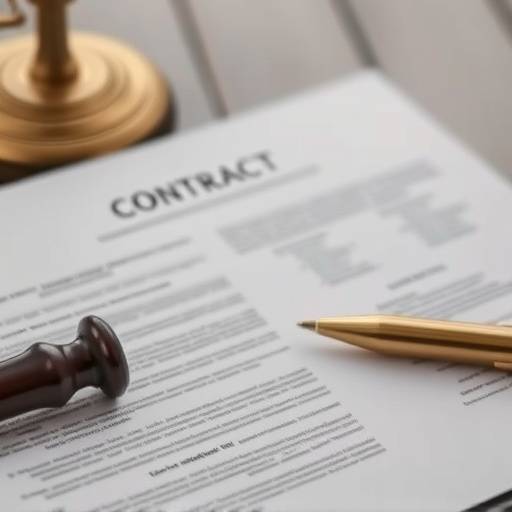 Document juridique, symbolisant les termes et conditions
